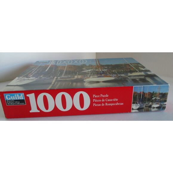 Guild 1000Pc. Jigsaw Puzzle Lake Superior Bay Field Wi. New In Box - Picture 2 of 6